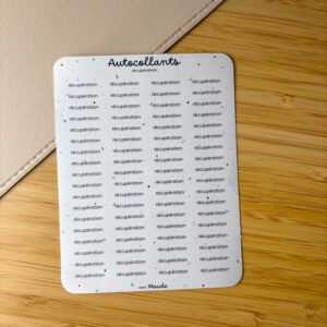 Autocollants récupération