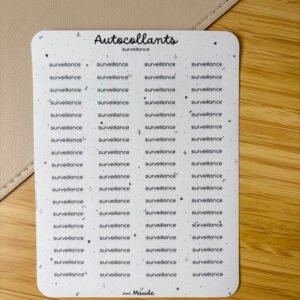 Autocollants surveillance