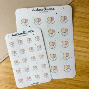 Autocollants anniversaires