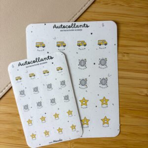 Autocollants sortie/activité scolaire