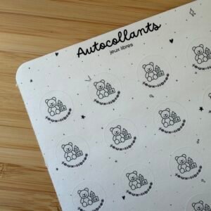 Autocollants jeux libres