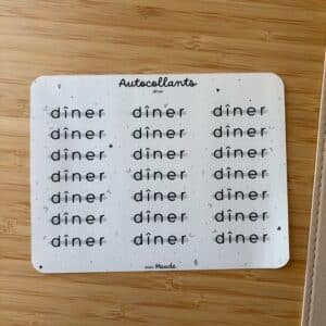 Autocollants dîner