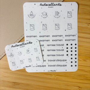 Autocollants étudiant